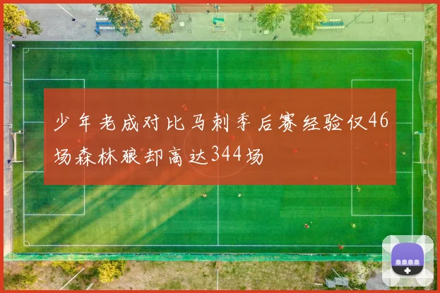 少年老成对比马刺季后赛经验仅46场森林狼却高达344场